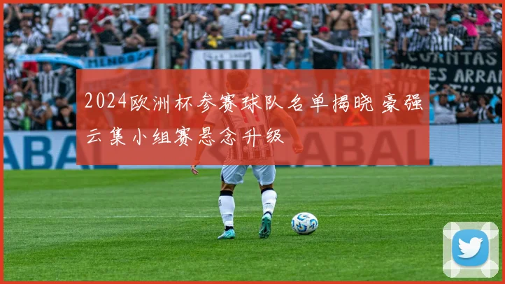 2024欧洲杯参赛球队名单揭晓 豪强云集小组赛悬念升级